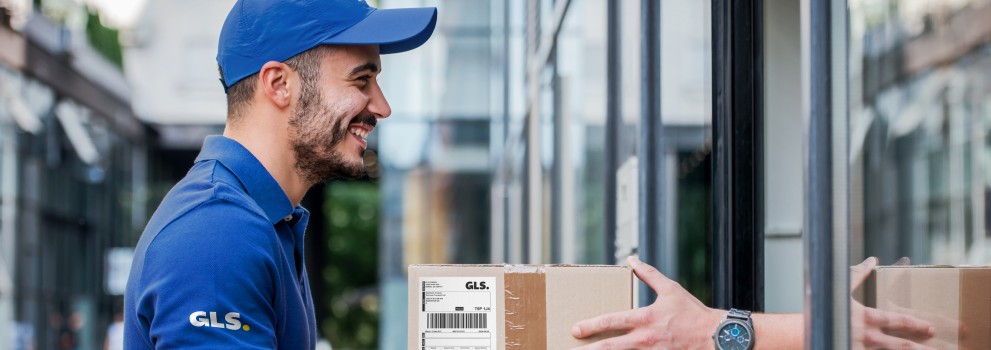 Man delivering a parcel