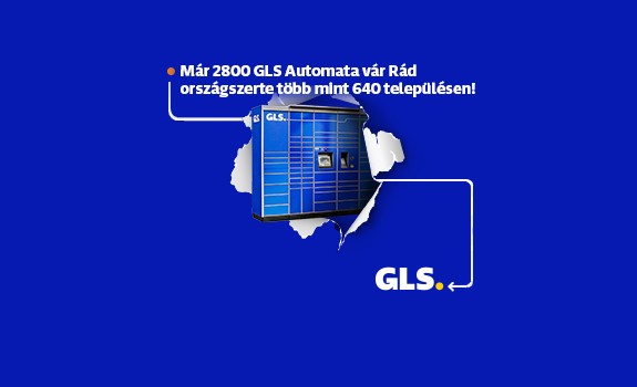 GLS Automatákban feladható és átvehető a csomagja.